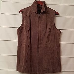 Dennis by Dennis Basso Suede Vest